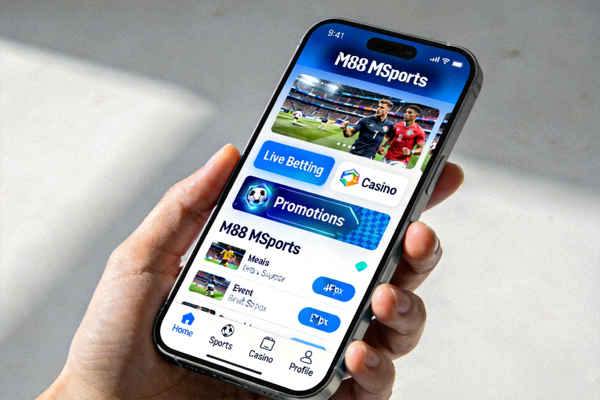 Tampilan mobile M88 MSports yang responsif dan dioptimalkan untuk penggunaan di ponsel